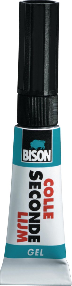 Bison Secondelijm Gel 3gr Tube Blisterkaart