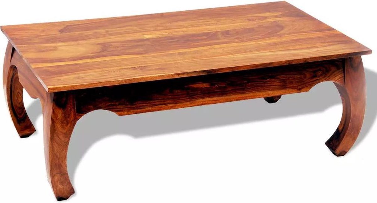 Vidaxl Salontafel 40 Cm Massief Sheeshamhout - Bruin