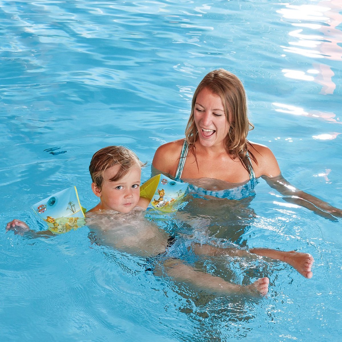 Happy People Zwemvleugeltjes Paw Patrol 23 X 15 Cm - Geel