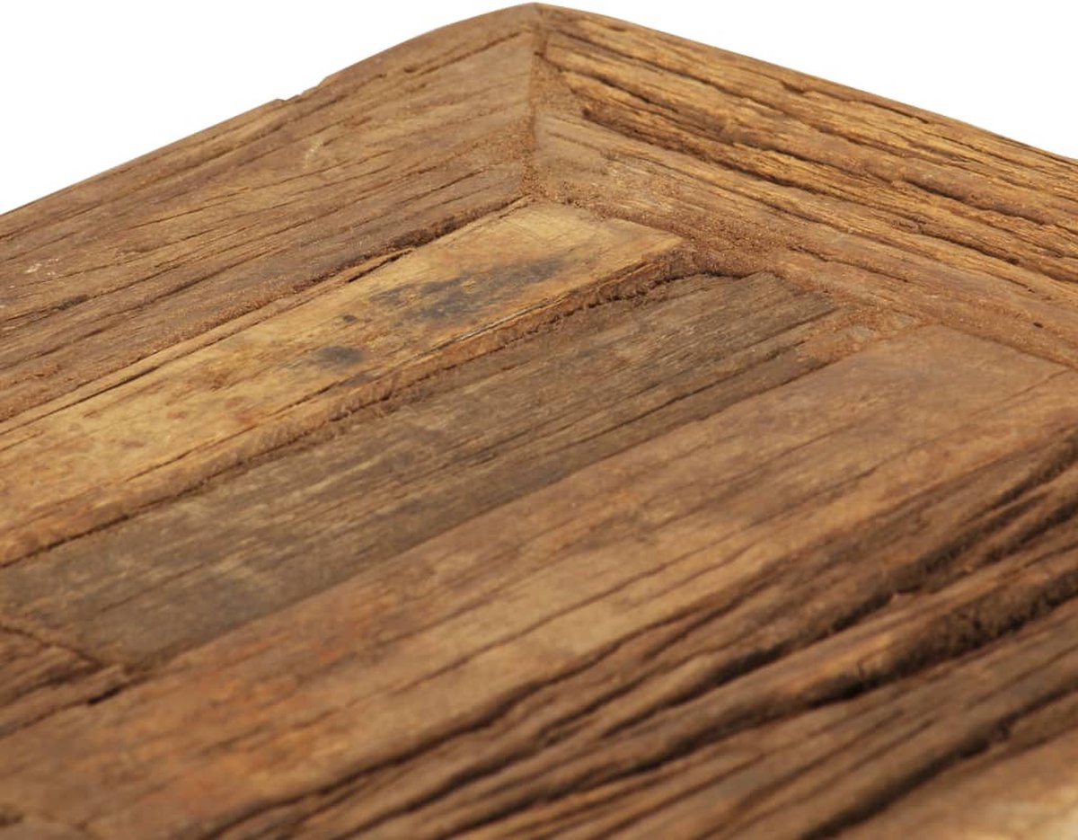 Vidaxl Salontafel 70x70x30 Cm Massief Gerecycled Bielshout - Bruin