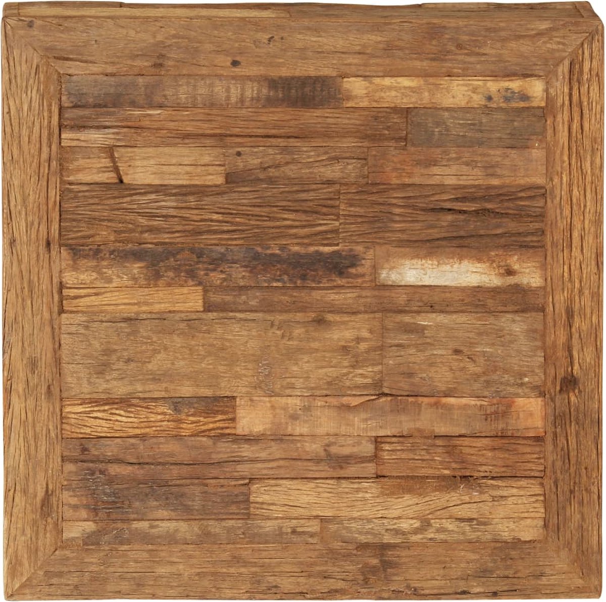 Vidaxl Salontafel 70x70x30 Cm Massief Gerecycled Bielshout - Bruin