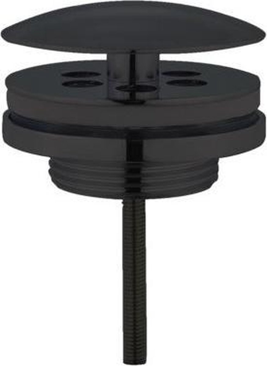 Best Design Nero afvoerplug fontein 5/4" zonder overloop 4004150 - Zwart