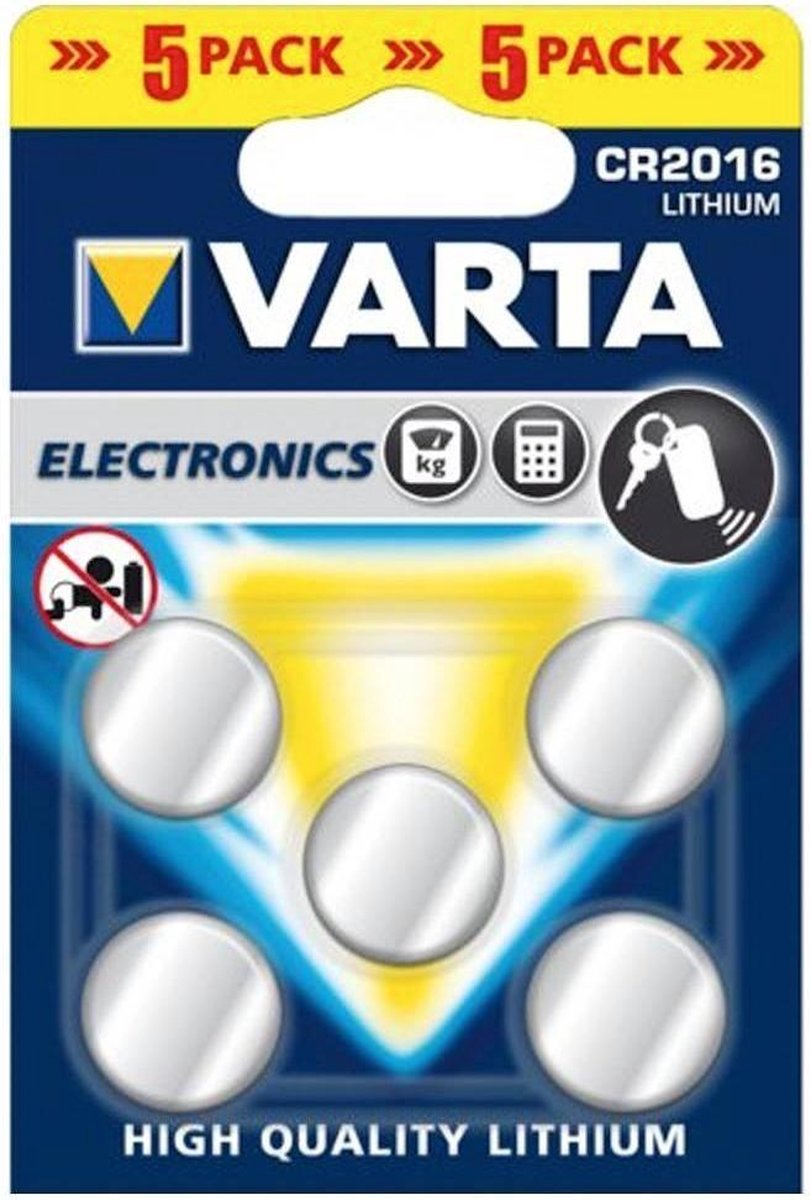 Varta Lithium Cr2016 Blister 5