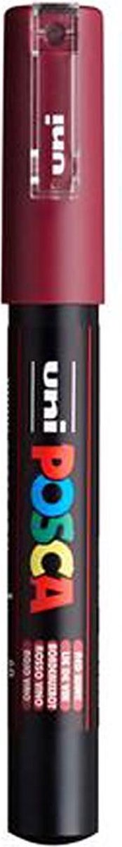 Posca Uni-ball Paint Marker Op Waterbasis Pc-1mc Wijn - Rood