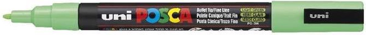 Posca Uni-ball Paint Marker Op Waterbasis Pc-3m Licht - Groen