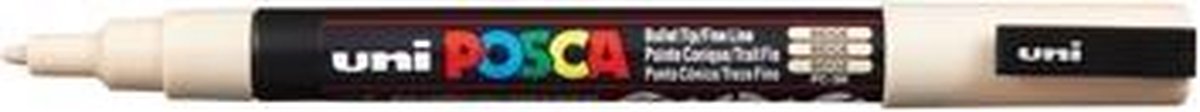 Posca Uni-ball Paint Marker Op Waterbasis Pc-3m - Beige