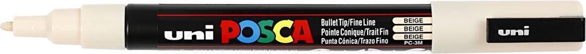 Posca Uni-ball Paint Marker Op Waterbasis Pc-3m - Beige