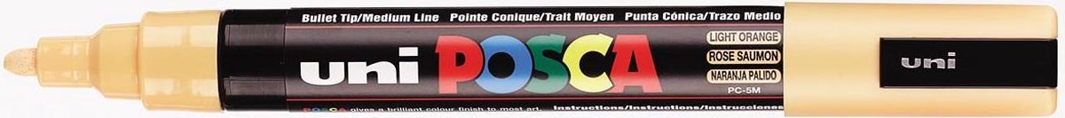 Posca Uni-ball Paint Marker Op Waterbasis Pc-5m Zalm - Roze