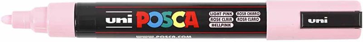 Posca Uni-ball Paint Marker Op Waterbasis Pc-5m Licht - Roze