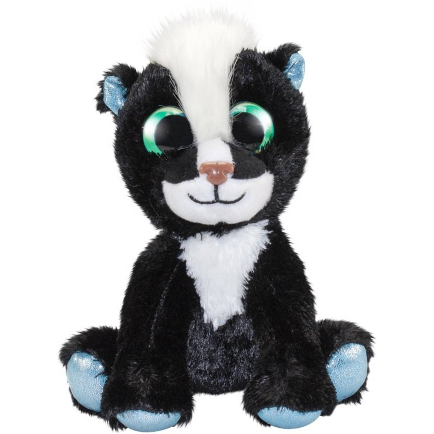 Lumo Stars Knuffel Lumo Skunk Stinky 15 Cm - Zwart