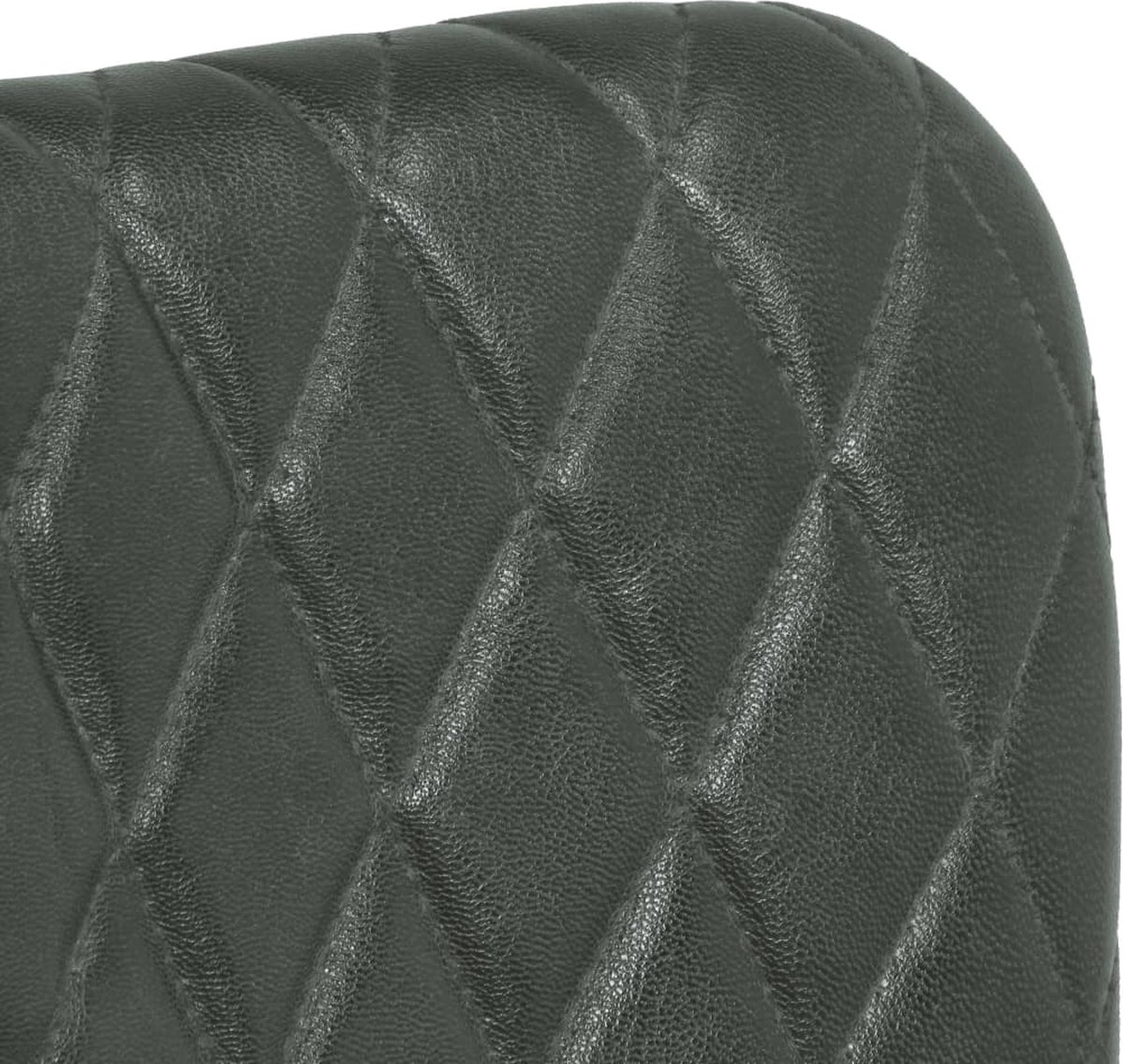 Vidaxl Eetkamerstoelen 6 St Echt Leer - Grijs