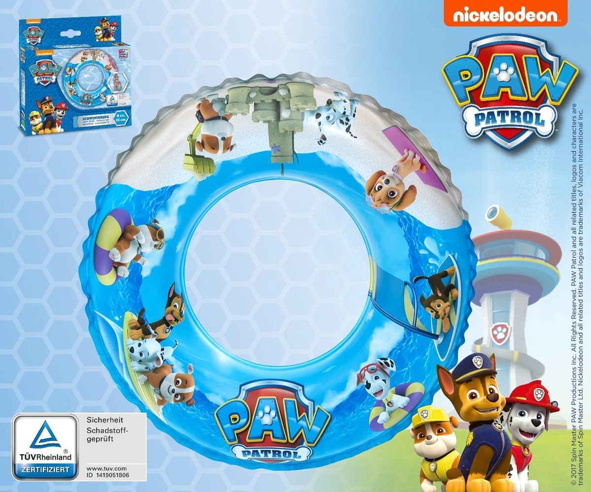 Happy People Zwemband Paw Patrol 45 Cm - Blauw