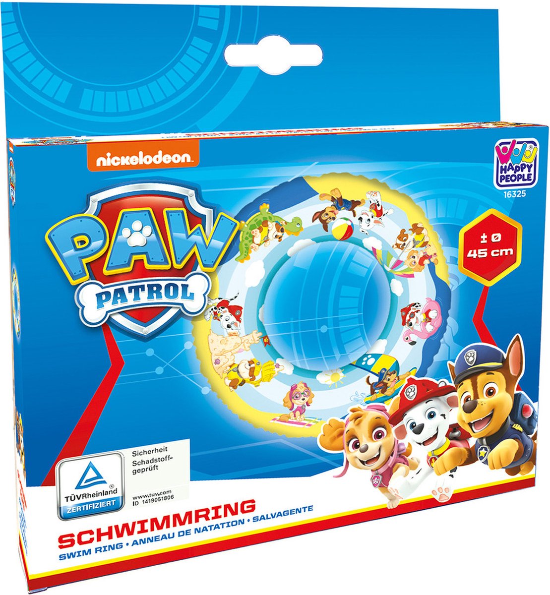 Happy People Zwemband Paw Patrol 45 Cm - Blauw