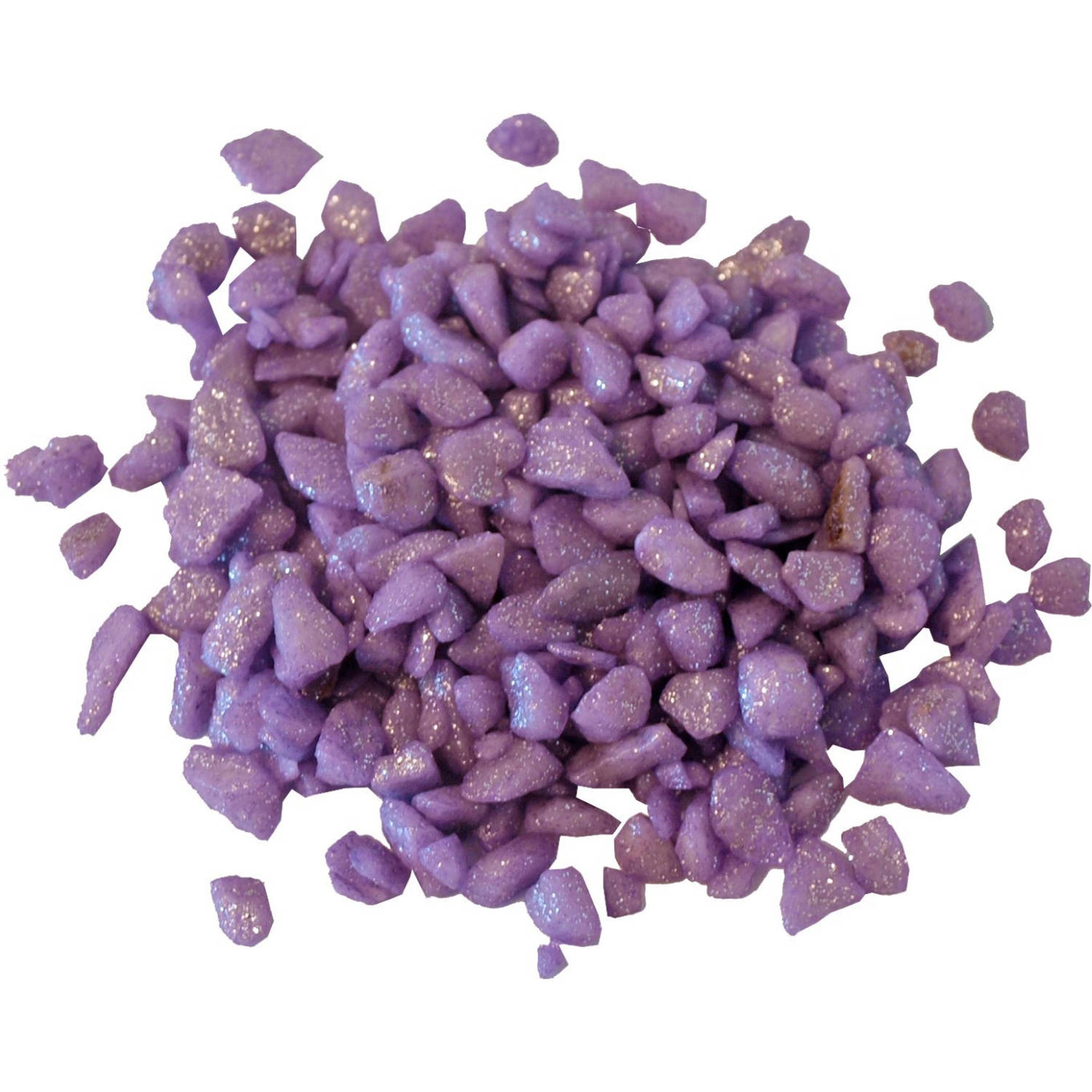 Gebr. de Boon Zak A 1 Kg Glitter Gravel Lila