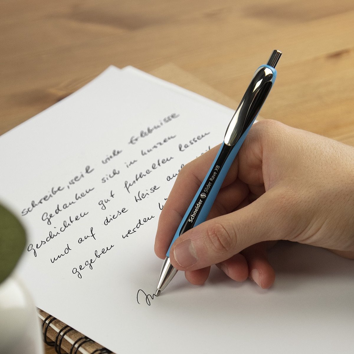 Schneider Electric Balpen Slider Rave Xb 1,4mm Blauw- - Zwart