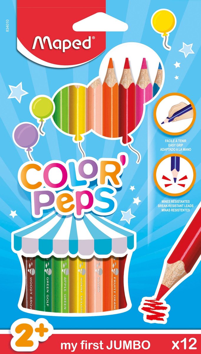 Maped Driehoekig Kleurpotlood Color'peps Maxi