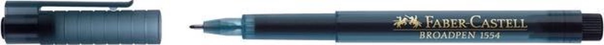 Faber Castell Fineliner Broadpen 1554 - Zwart