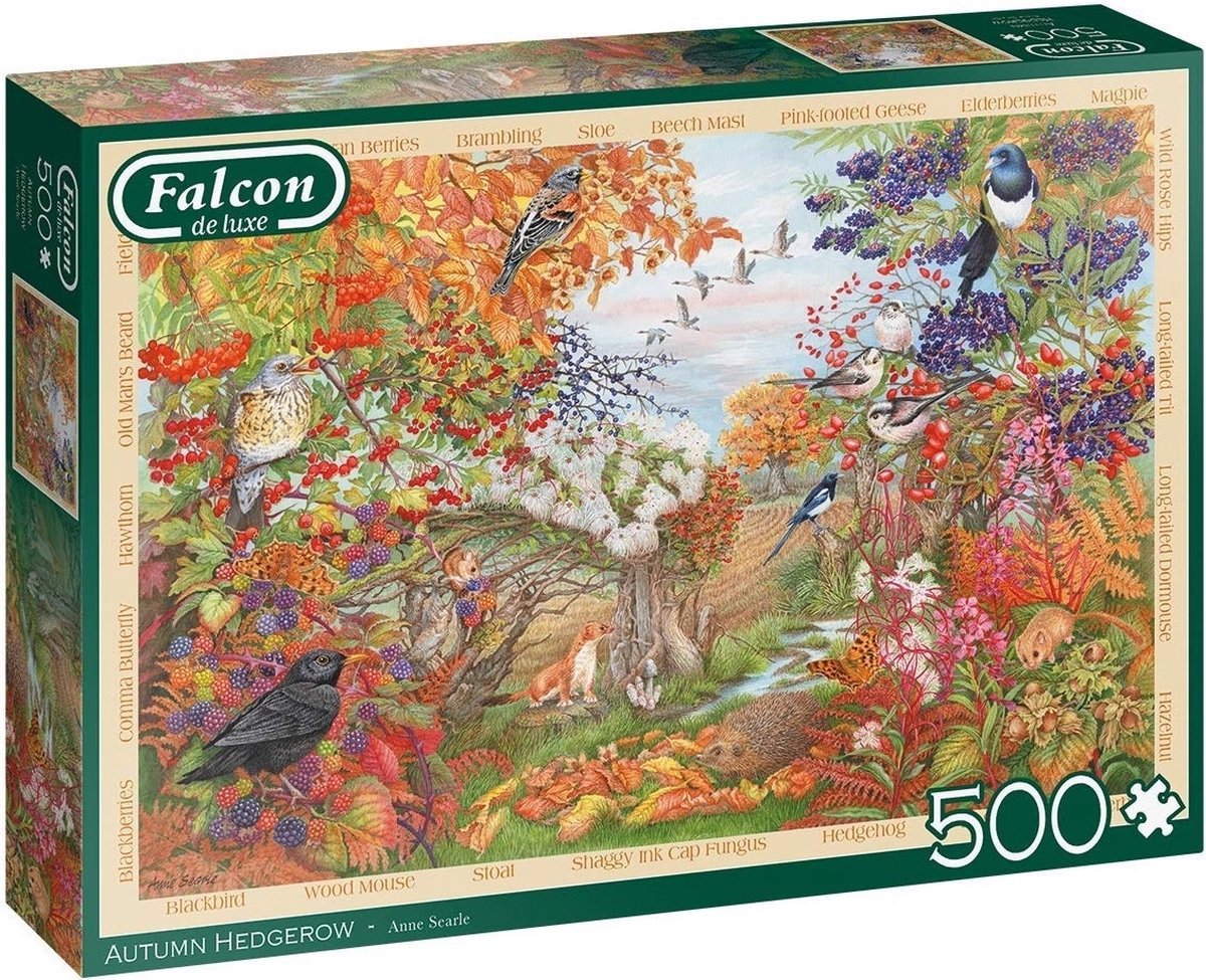 Falcon Legpuzzel Autumn Hedgerow 500 Stukjes