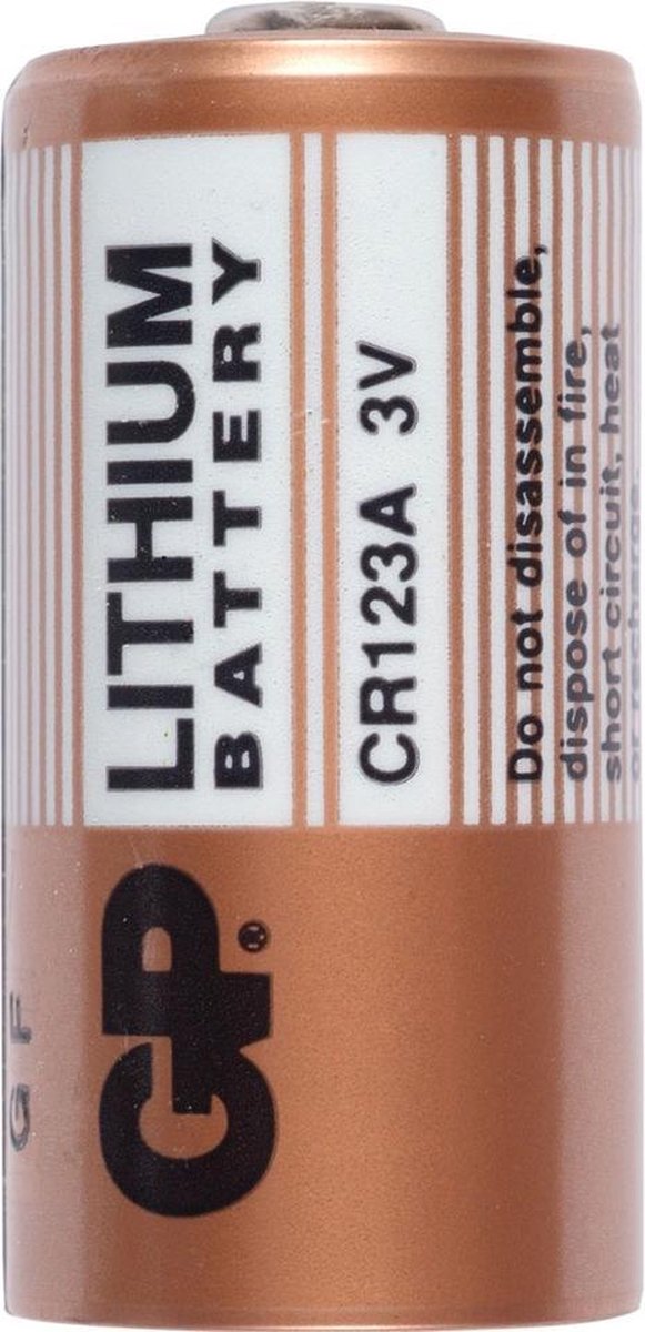 GP Lithium Cr123 3v Blister 1