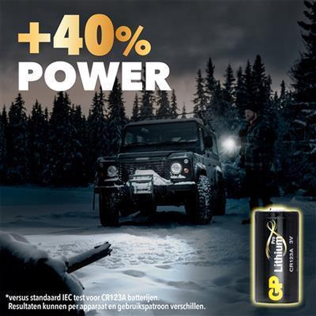 GP Lithium Cr123 3v Blister 1