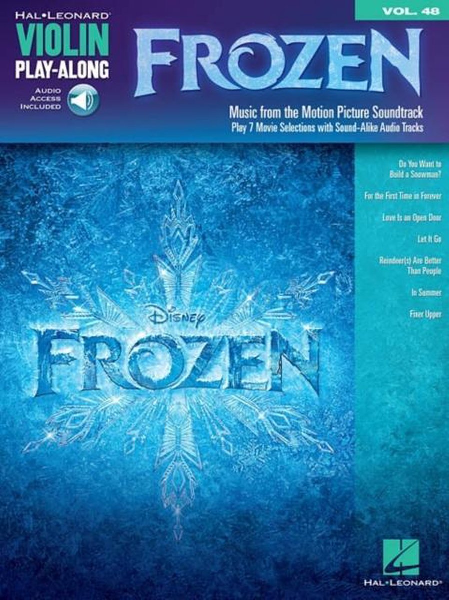 Hal Leonard - Violin Play-Along Volume 48: Frozen