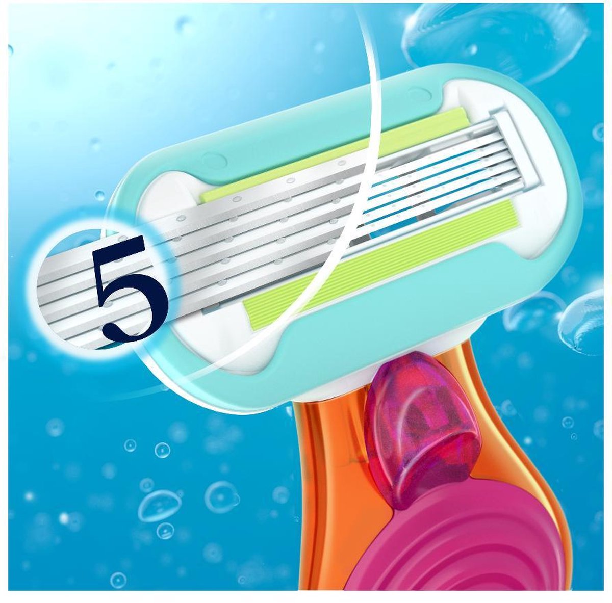 Gillette Venus Snap Met Extra Glad Scheermesje