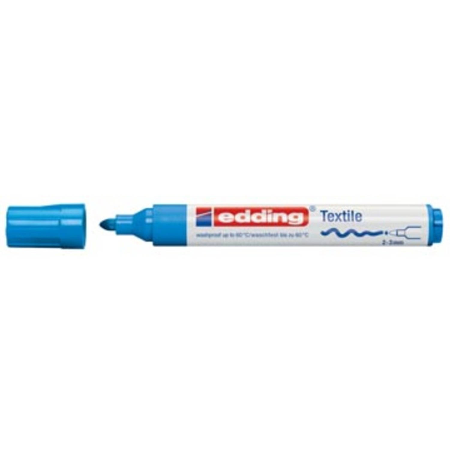 Edding Textielmarker 4500, Licht - Blauw