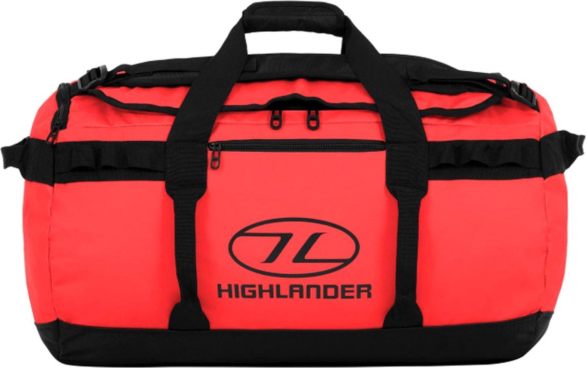 Highlander kitbag Storm 65 liter 58 x 34 cm polyester rood