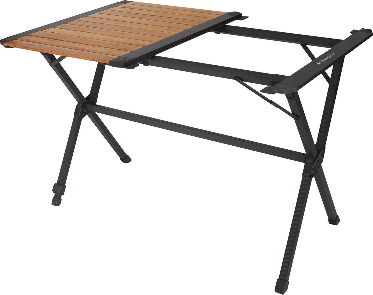 Eurotrail campingtafel Chamberry 70 x 110 x 70 cm bamboe - Bruin