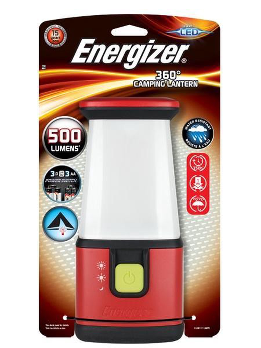 Energizer campinglantaarn 360° - Rood