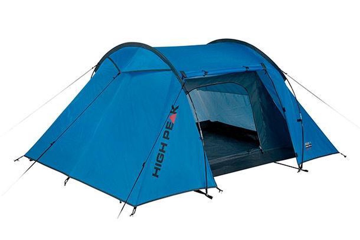 High Peak tunneltent Kalmar 2 240 x 170 x 105 cm/grijs - Blauw
