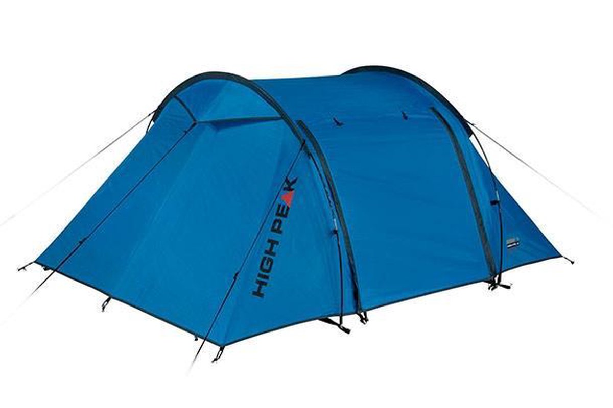 High Peak tunneltent Kalmar 2 240 x 170 x 105 cm/grijs - Blauw