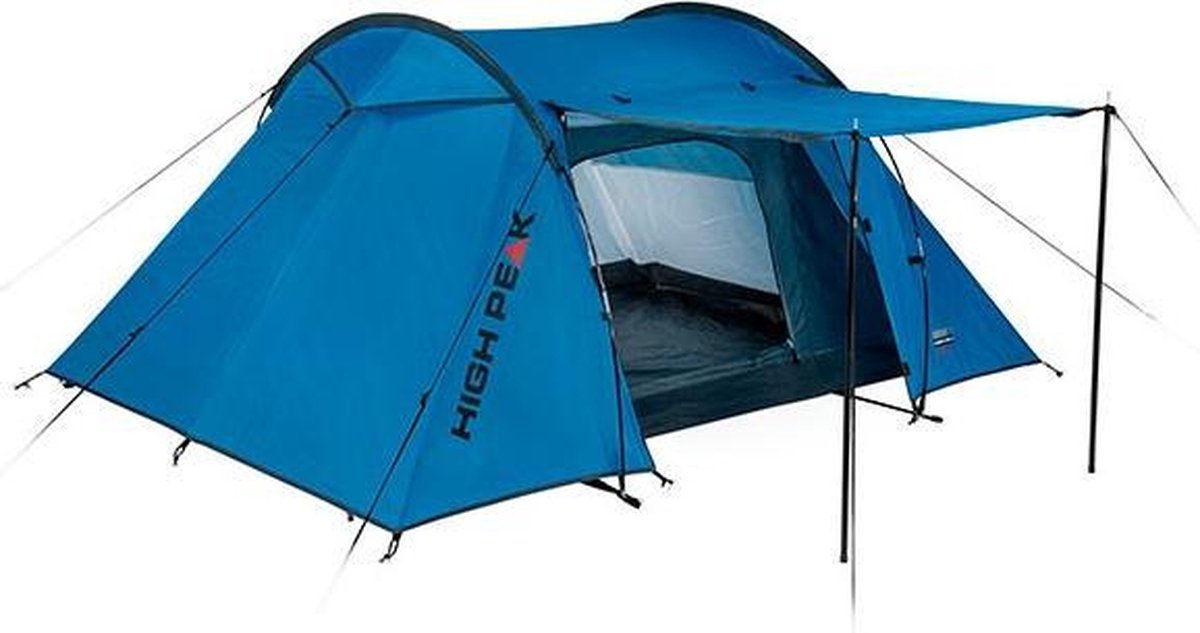 High Peak tunneltent Kalmar 2 240 x 170 x 105 cm/grijs - Blauw
