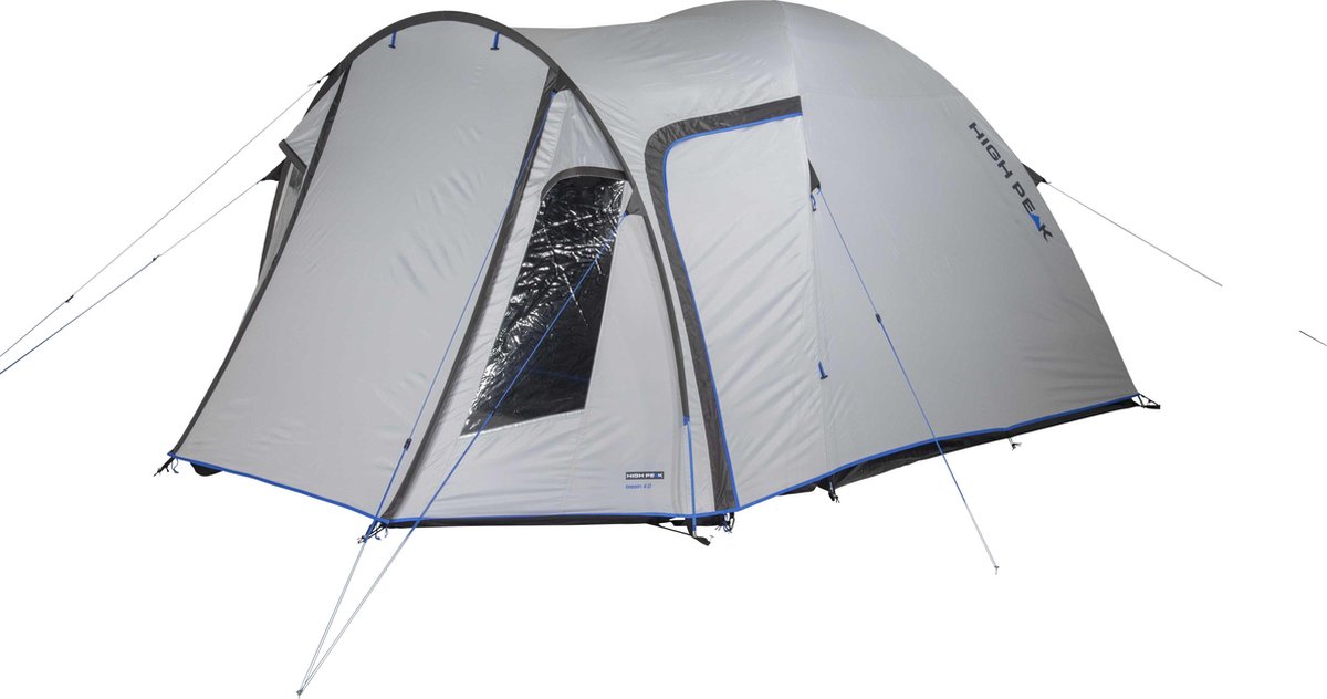 High Peak koepeltent Tessin 5.0 390 x 300 x 190 cm - Grijs
