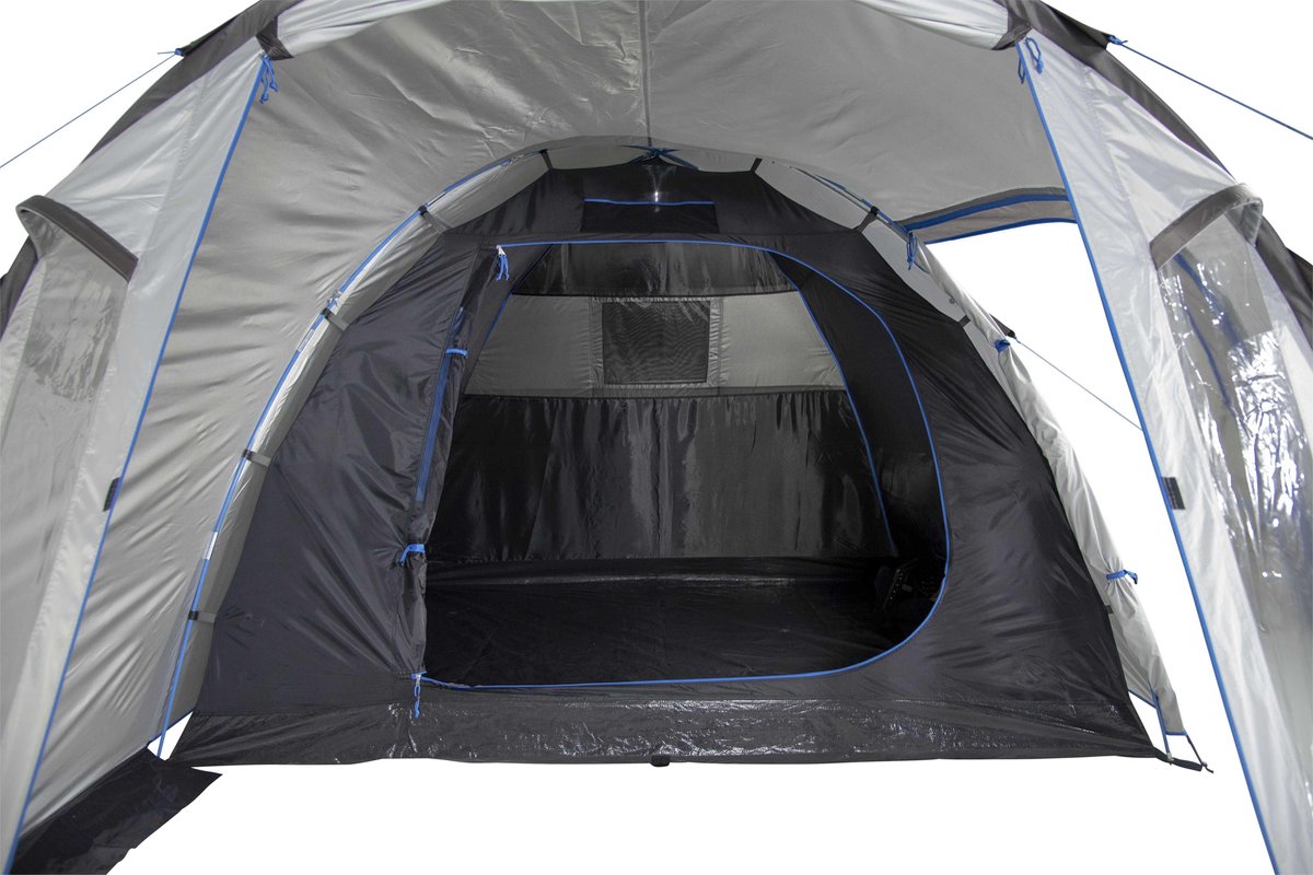 High Peak koepeltent Tessin 5.0 390 x 300 x 190 cm - Grijs
