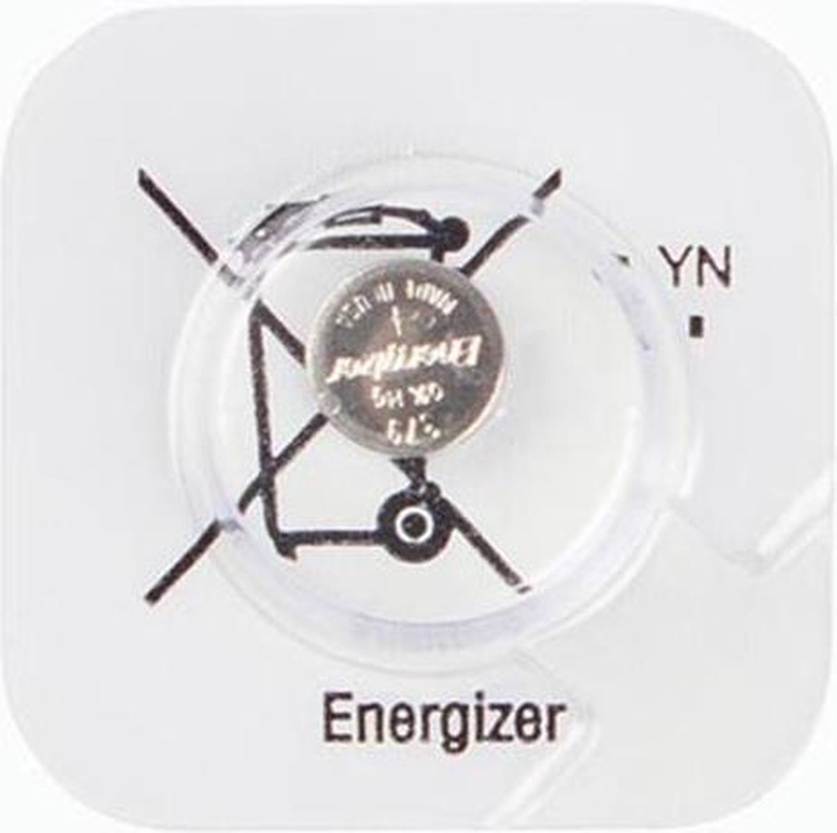 Energizer knoopcelbatterij SR66/SR626 SW 1,55V per stuk