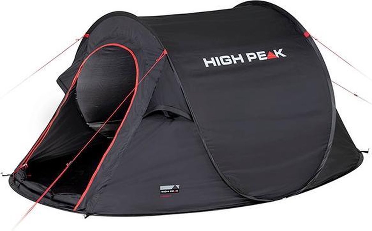 High Peak pop-up tent Vision 2 235 x 140 x 100 cm zwart