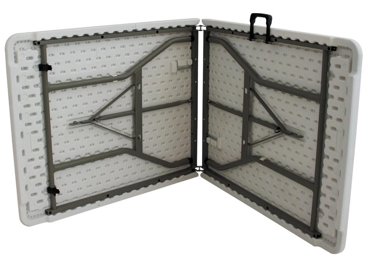 Eurotrail campingtafel Pavillon S 152 x 71 cm staal wit