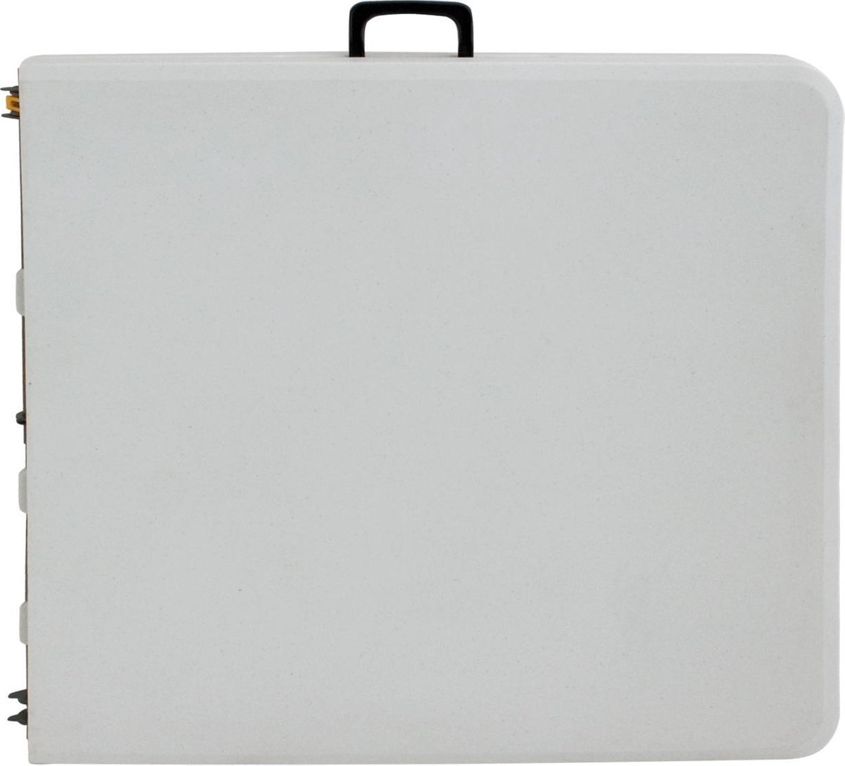 Eurotrail campingtafel Pavillon S 152 x 71 cm staal wit