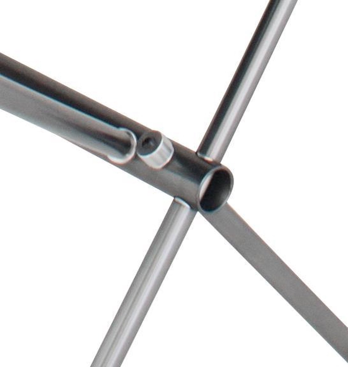 Eurotrail TravelSafe campingstoel York 53 x 36 x 100 cm aluminium - Zwart