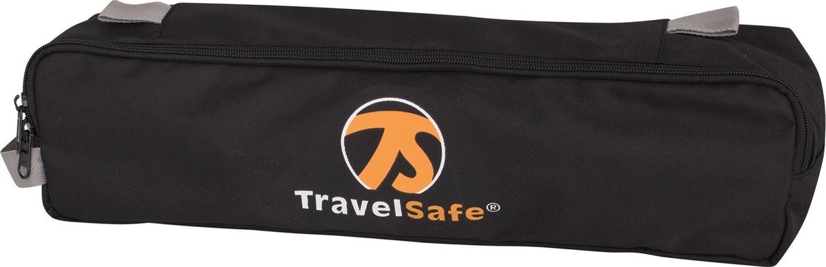 Eurotrail TravelSafe campingstoel York 53 x 36 x 100 cm aluminium - Zwart