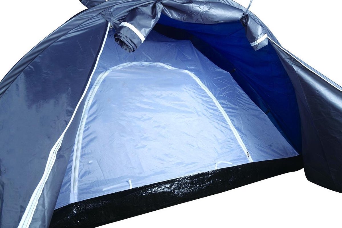 Dunlop koepeltent tweepersoons 210 x 150 x 120 cm blauw