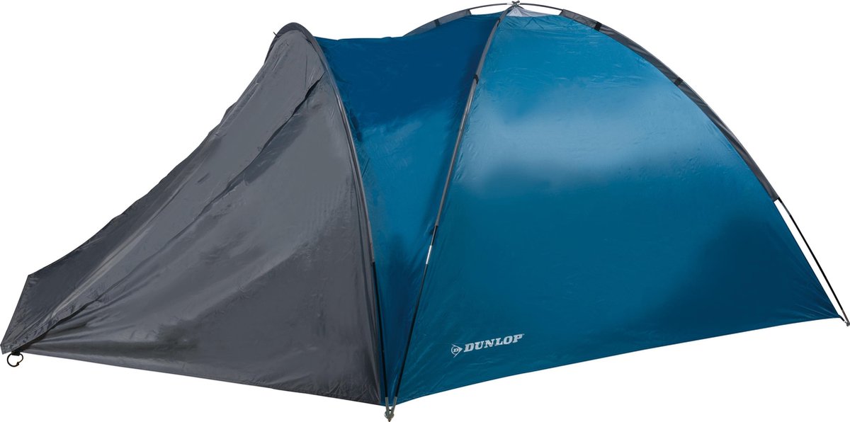 Dunlop koepeltent tweepersoons 210 x 150 x 120 cm blauw