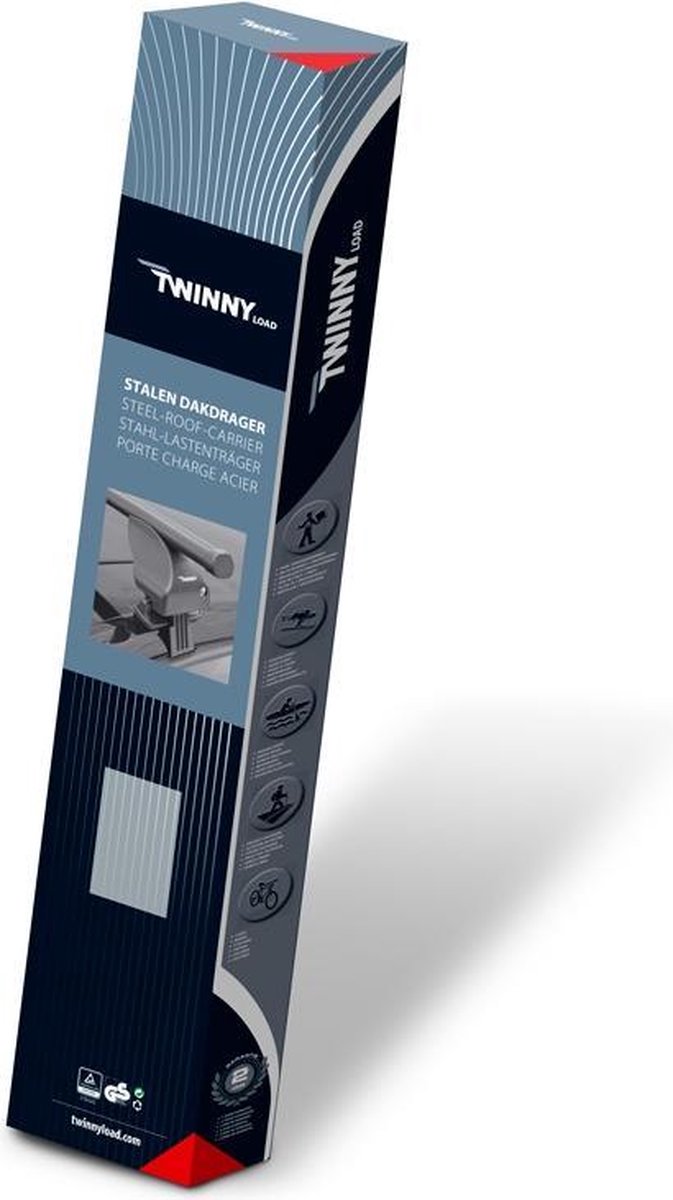 Citroen Twinny Load dakdragerset Citroën C5/Peugeot 307 - Zwart