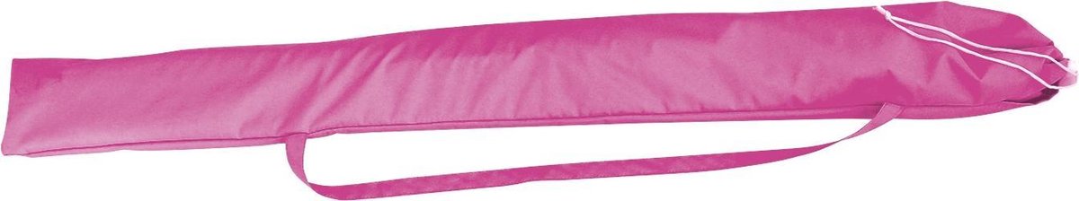 Eurotrail strandparasol 180 x 160 cm staal 2-delig - Roze