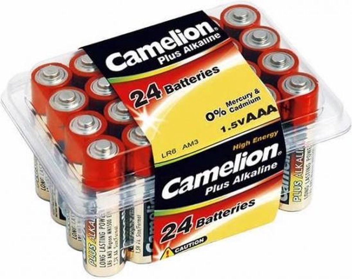 Camelion batterijen Alkaline Plus AAA LR6 24 stuks