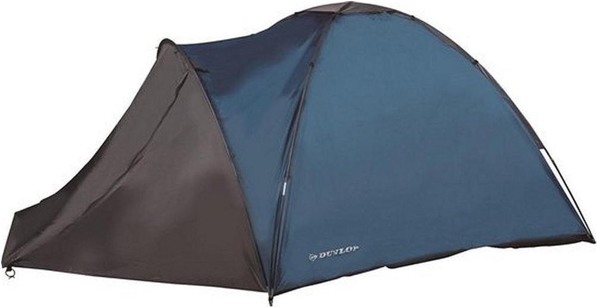 Dunlop koepeltent driepersoons 210 x 220 x 130 cm - Blauw