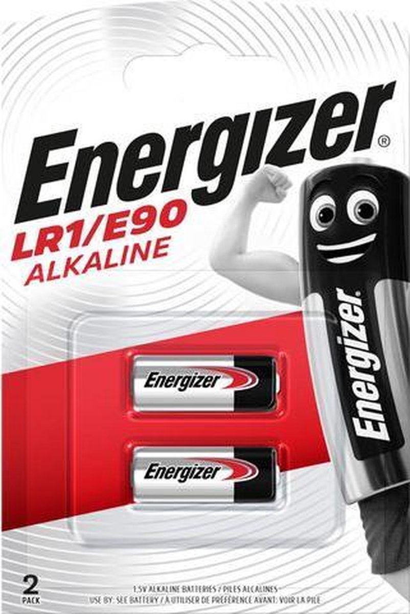 Energizer batterijen LR1/E90 Alkaline 1,5V 2 stuks