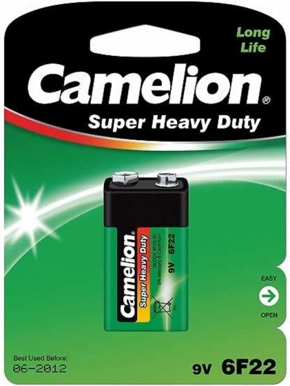 Camelion batterij 6F22 (9V / 400 mAh) per stuk