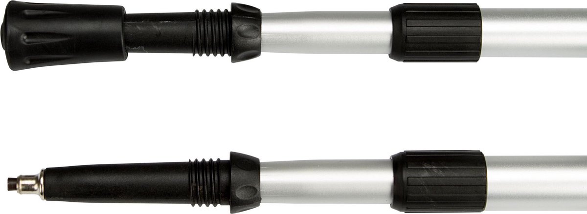 Abbey WANDELSTOKKEN VERSTELBAAR 63-135 CM ZILVER 2 STUKS - Blauw